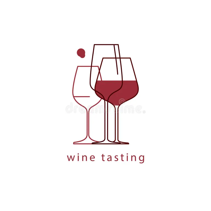 vetri di vino icona lineare vettore dell assaggio 112706102